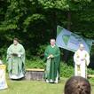 Priester beim Jugendtag am Fahrenberg