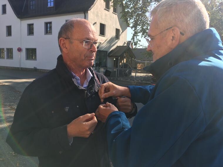 Verleihung der silbernen Ehrennadel